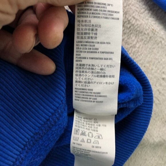 Hollister Boys Hoodie Sweatshirt 180 Youth Zip Up Surf Finals Blue Embroidered - Picture 7 of 10